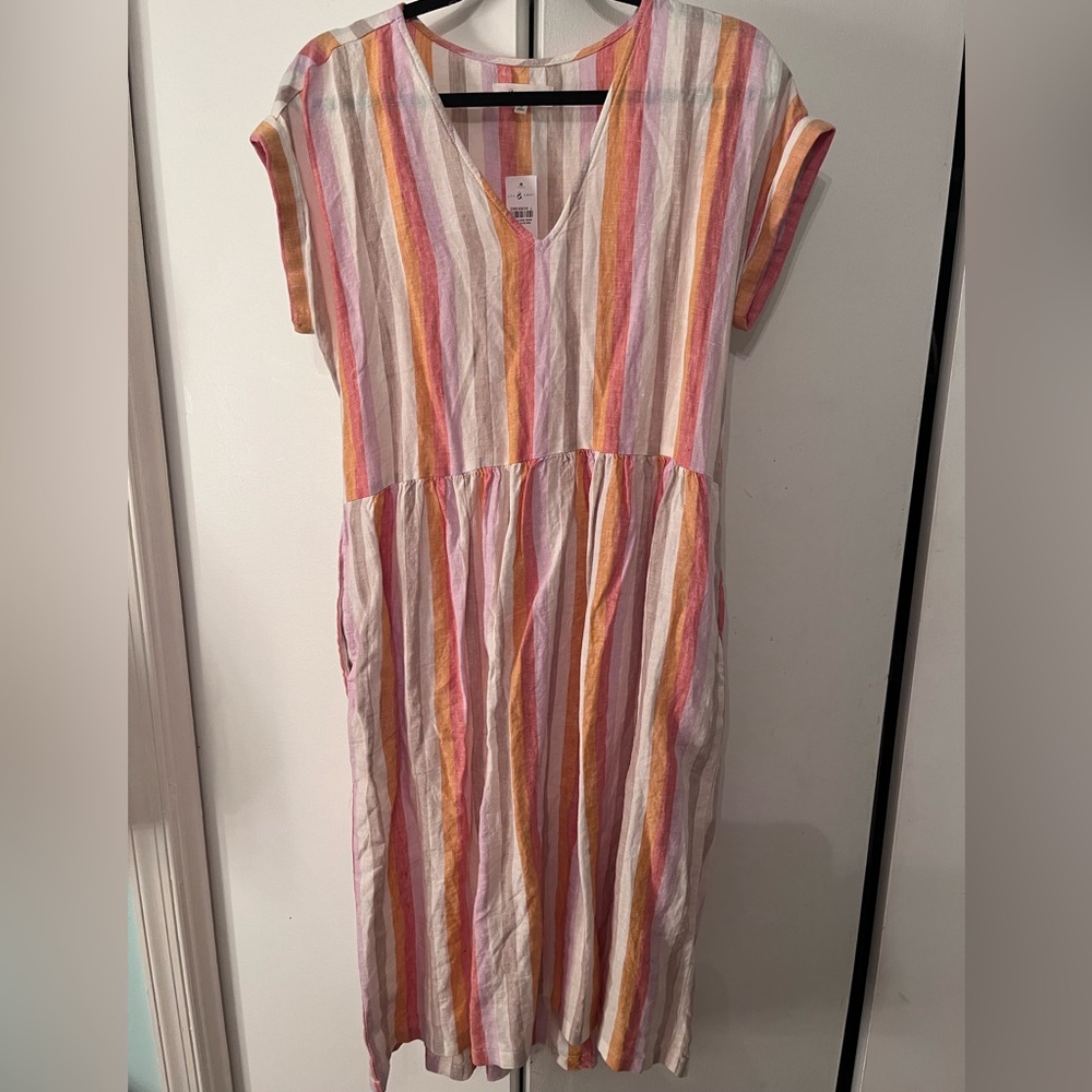 NWT Loft Lou and Grey linen Dress size small